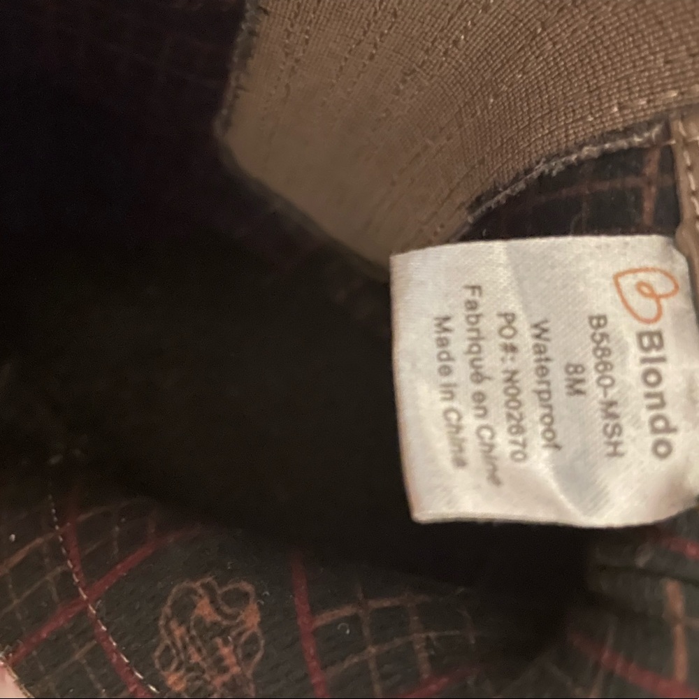 Blondo Tan Ankle Booties with Heel - Picture 4 of 4